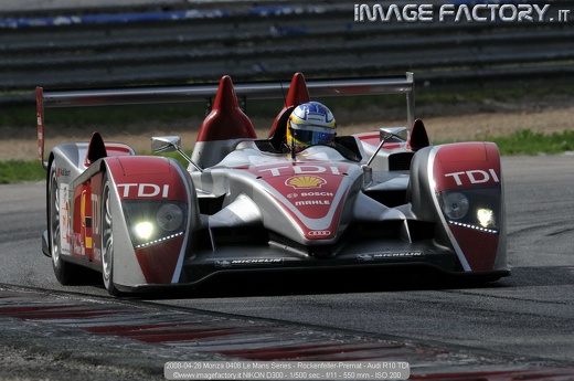 2008-04-26 Monza 0406 Le Mans Series - Rockenfeller-Premat - Audi R10 TDI